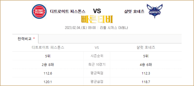 스포츠중계 빠른티비 NBA 스포츠분석