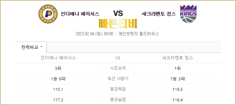 스포츠중계 빠른티비 NBA 스포츠분석