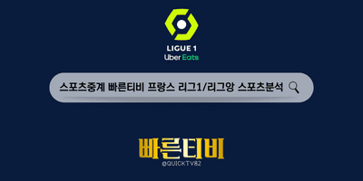 스포츠중계 빠른티비 프랑스 리그1/리그앙 스포츠분석