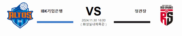 스포츠중계 빠른티비 IBK기업은행 정관장