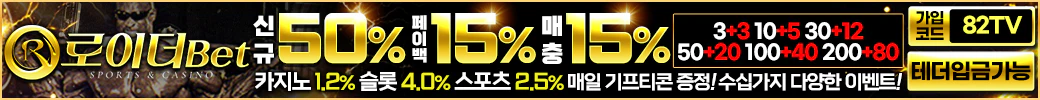 카지노사이트 로이더벳