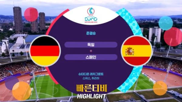 스포츠중계_빠른티비_여자유로_독일_스페인_해외축구_하이라이트
