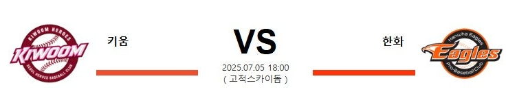 스포츠중계 빠른티비 키움 한화